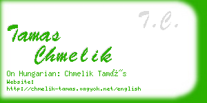 tamas chmelik business card